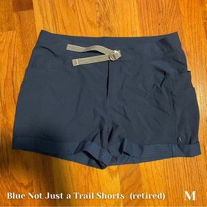 Blue Not Just a Trail Short Medium M Zyia